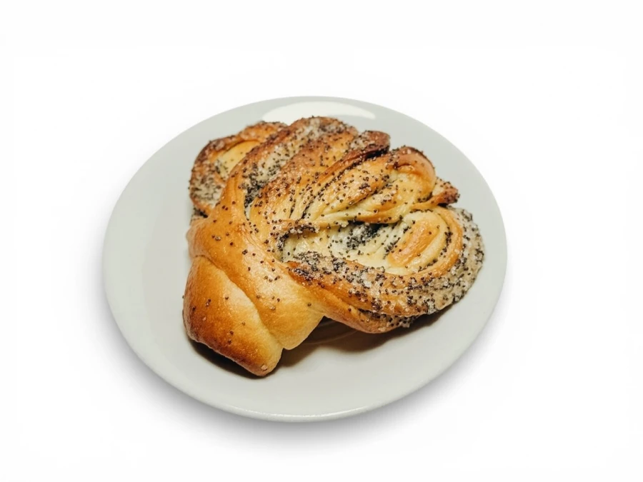 Булочка с маком