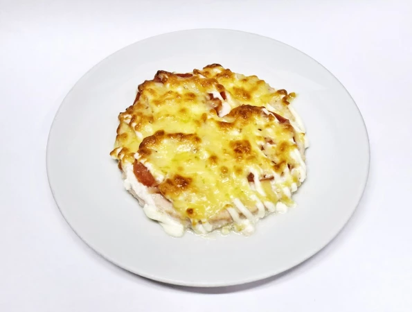 Шницель рыбный под сыром