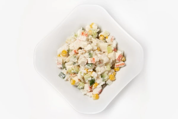 Салат крабовый с рисом 