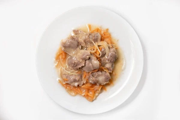 Желудки куриные в соусе 