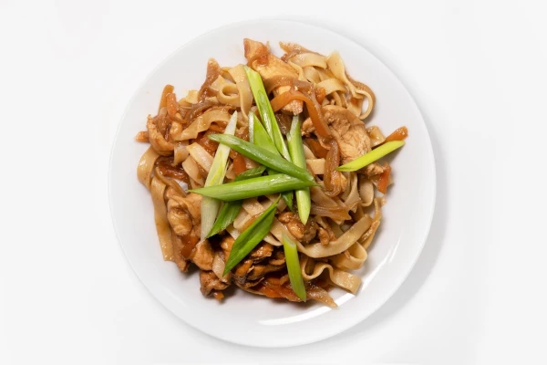 Лапша с курицей 