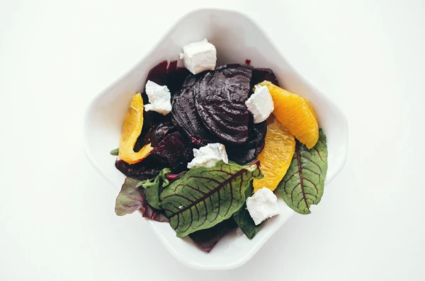 Салат свекла с апельсином