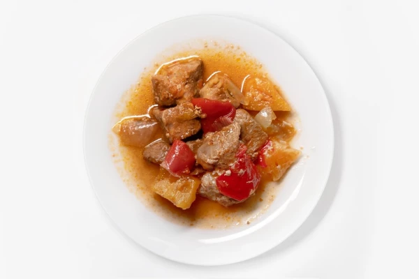 Свинина в кисло-сладком соусе