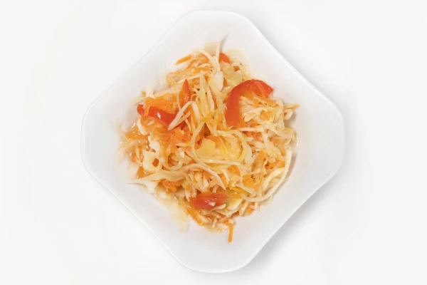 Салат капуста с растительным маслом 