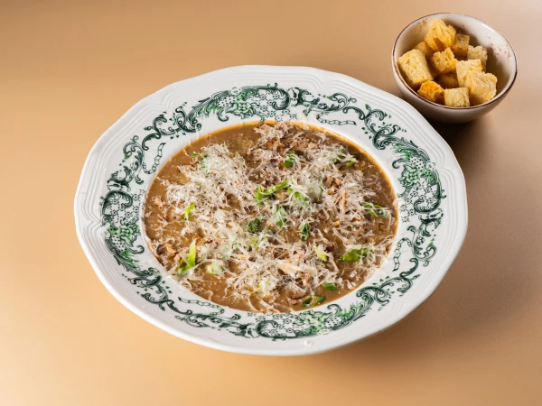 Грибной крем-суп с мисо