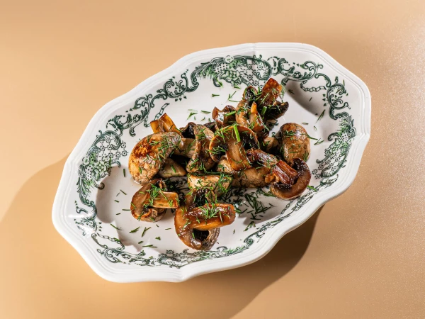 Шампиньоны на гриле