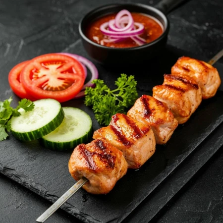 Шашлык из филе курицы