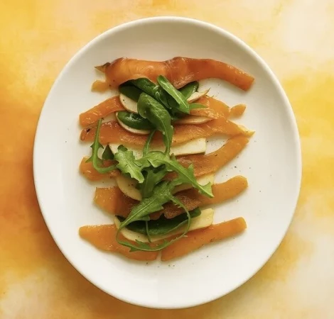 Закуска из сёмги с грушей 