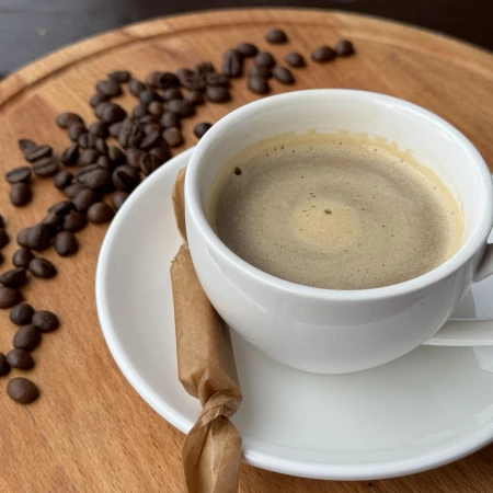 Американо с молоком 