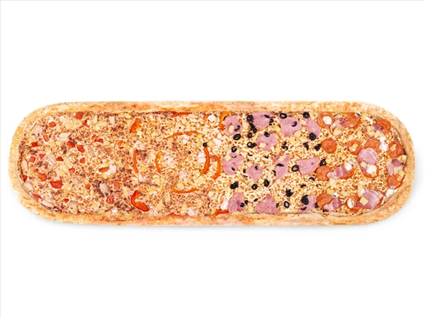 Пицца, "Да, с ананасом!" Почти метр!