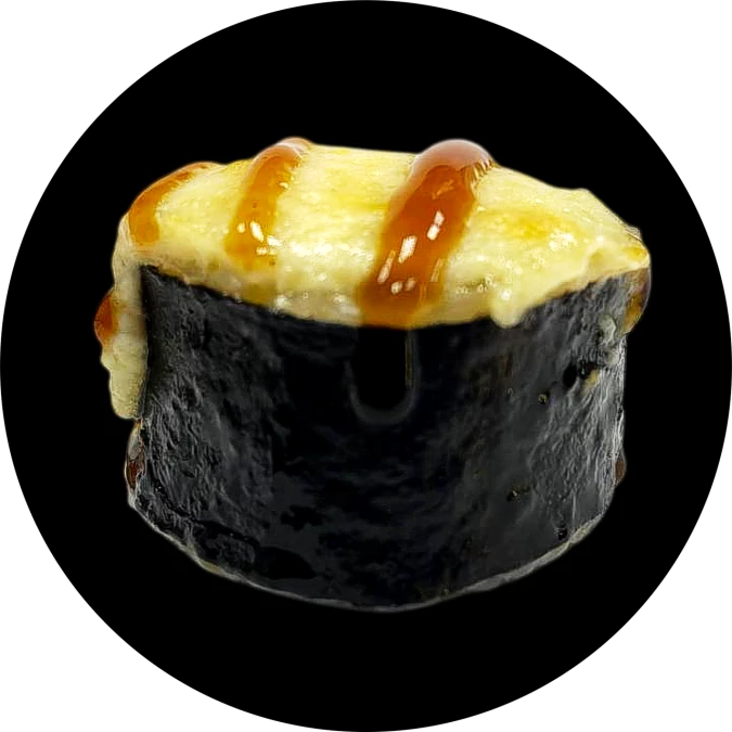 Запечённый с креветкой