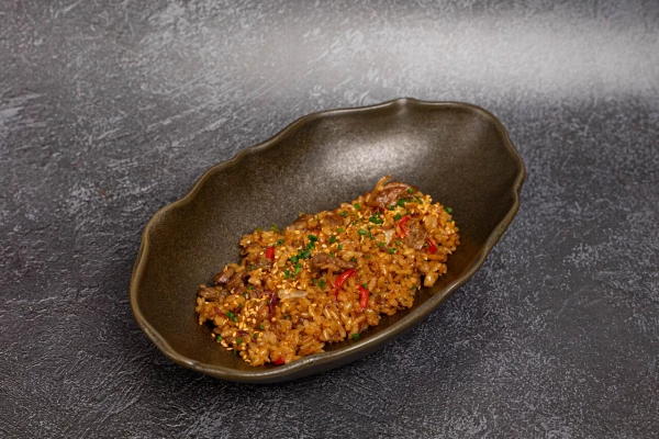Жаренный рис с телятиной