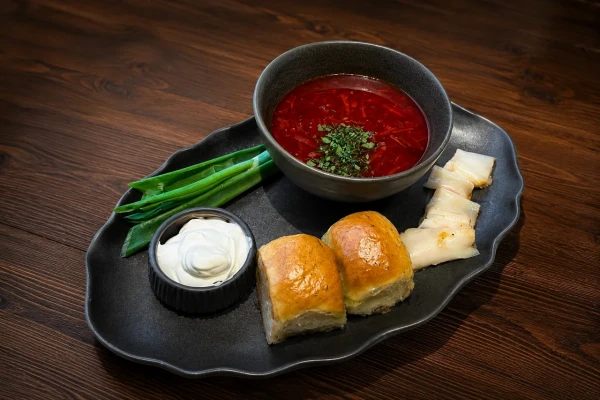 Борщ с черносливом