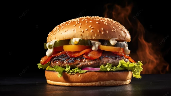 Гамбургер с говядиной