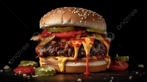 Гамбургер с курицей