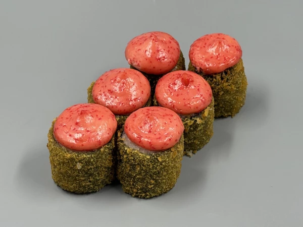 Маки темпура с курицей и огурцом