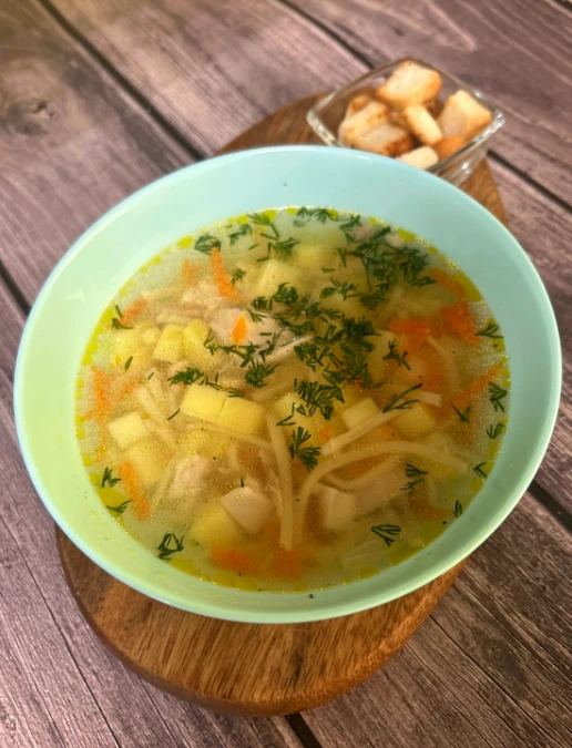 ЛАНЧ Суп куриный с лапшой