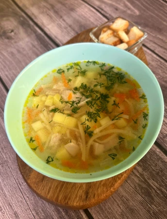ЛАНЧ Суп куриный с лапшой