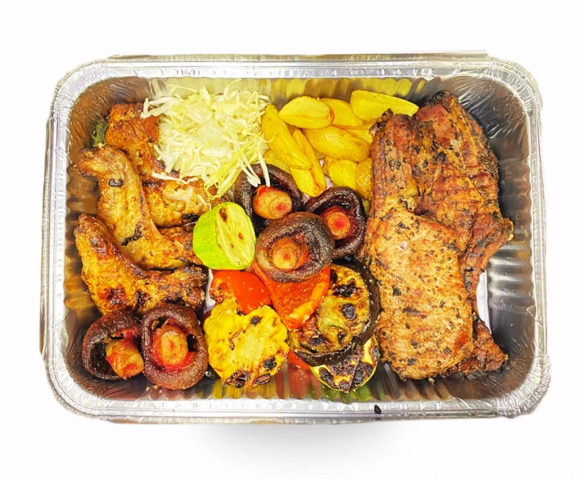 Сет Мясной (Свинина на кости, Крылья куриные)