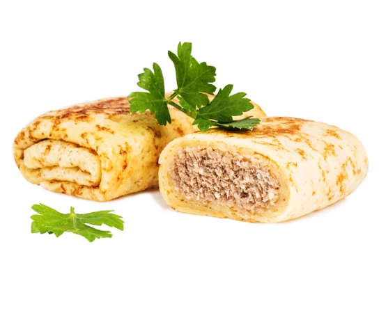Блинчики с говяжьим мясом