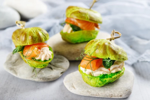 Эклеры с семгой