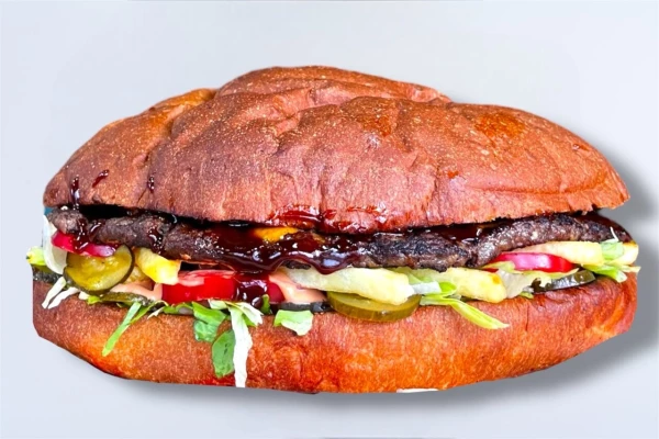 Бургер-Торт с говяжьей котлетой