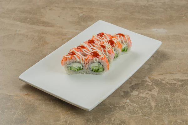 Ролл Никкейя с креветкой