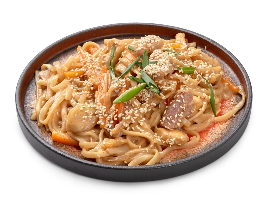 WOK с беконом
