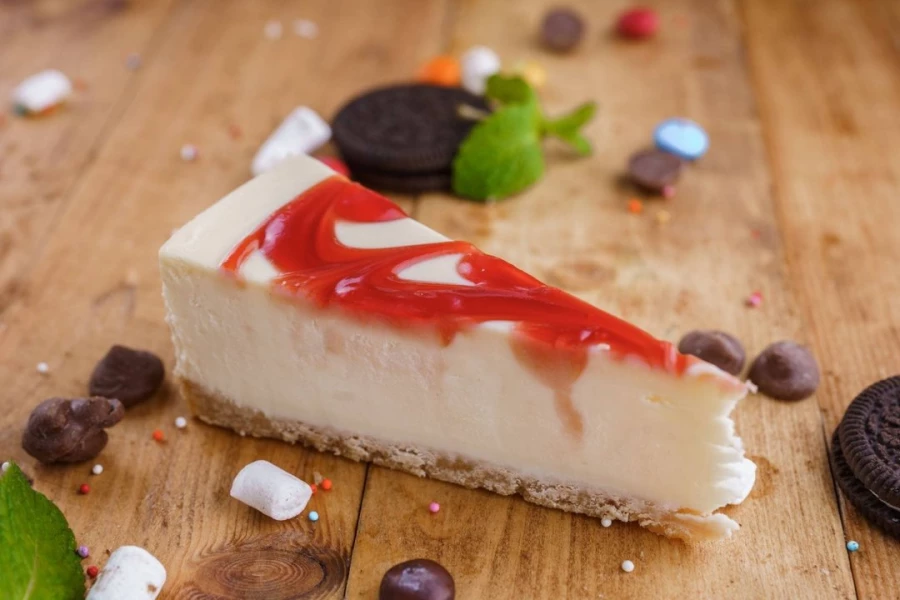 Чизкейк клубничный