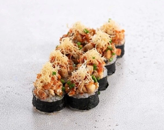 ролл Запеченный с Угрем и авокадо