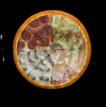 пицца 4 вкуса