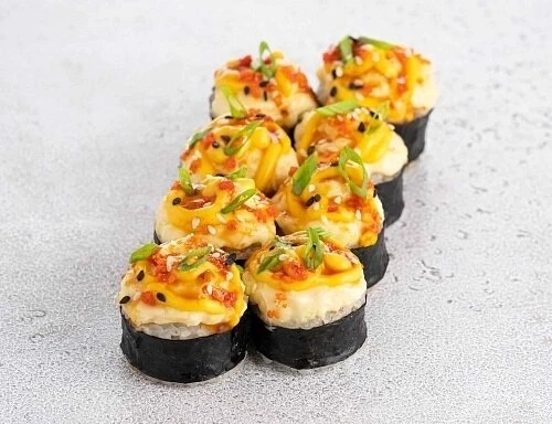 ролл Запеченный Три сыра