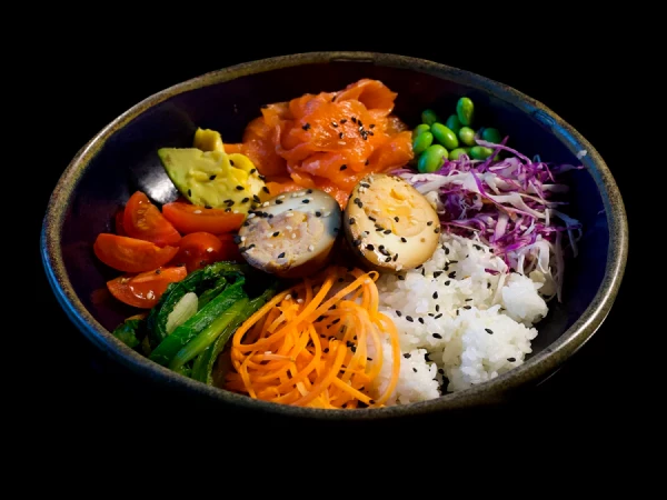 Боул с лососем