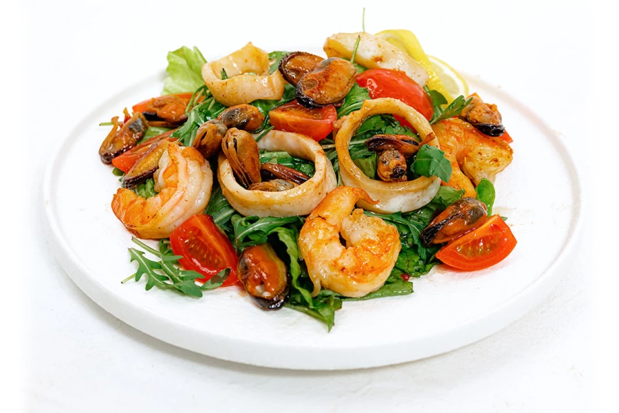 Салат Мураками с морепродуктами