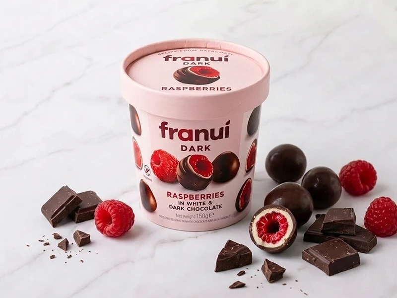 Малина Franui в белом и темном шоколаде