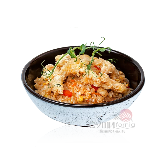 Тяхан с курицей