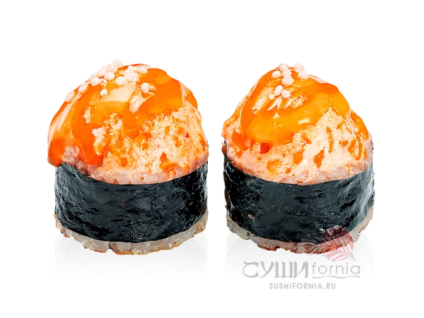 Запеченный с лососем и манго