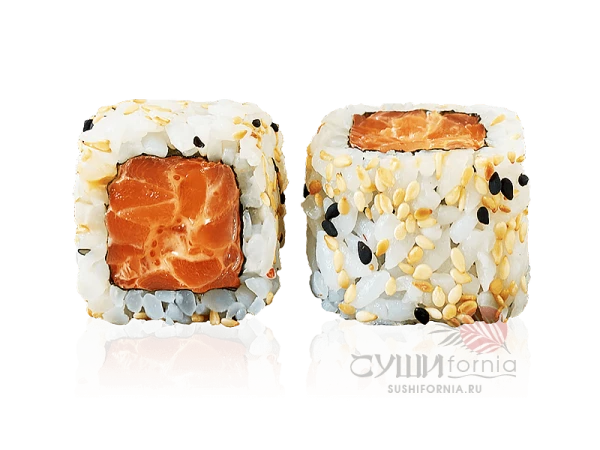 Ролл с острым лососем