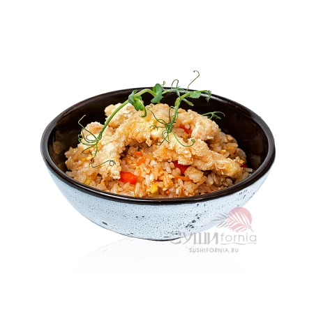 Тяхан с курицей