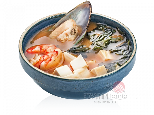 Суп Мисо с морепродуктами