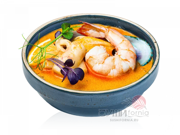 Суп Том Ям с морепродуктами