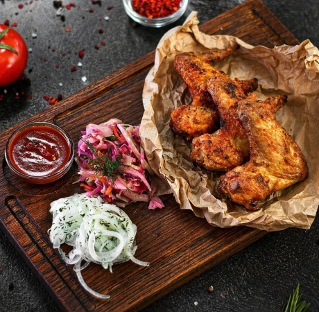 Шашлык из куриных крылышек