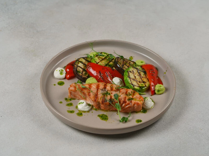 Лосось на гриле 