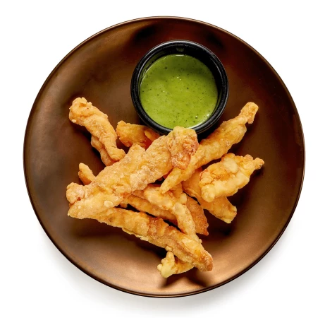 Куриные стрипсы с французским соусом 