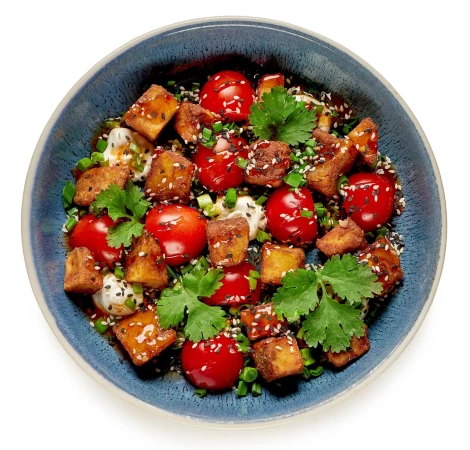 С хрустящими баклажанами