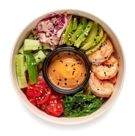 Поке с креветкой