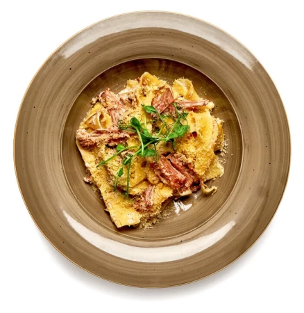 Паппарделли с говядиной