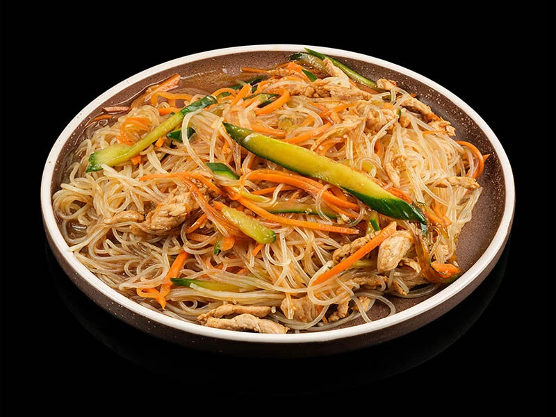 Фунчоза с мясом