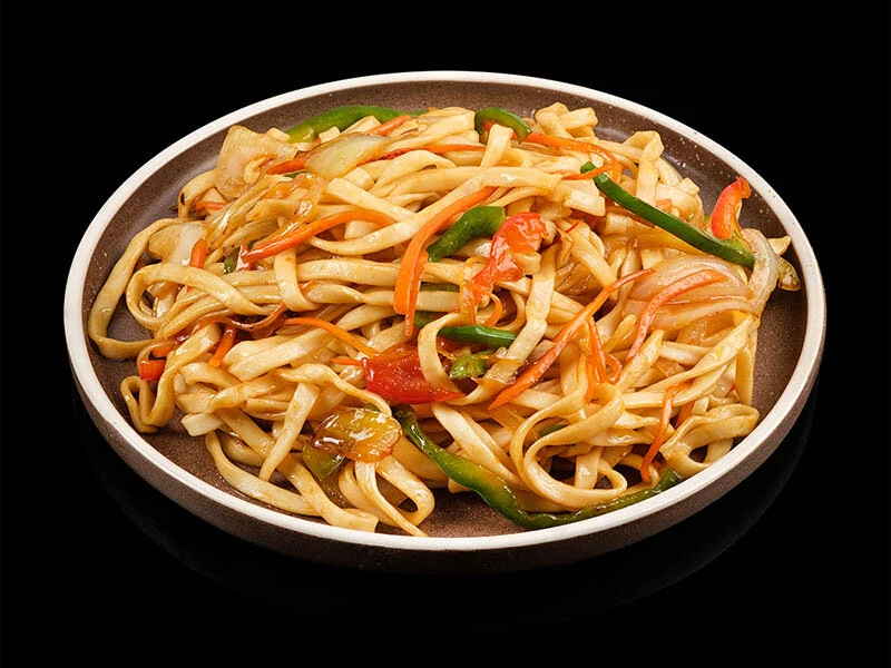 Лапша с овощами