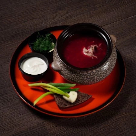  Домашний наваристый борщ с бужениной 